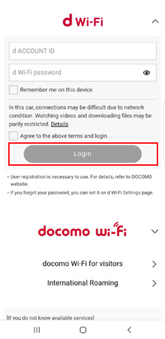 How to connect to d Wi-Fi